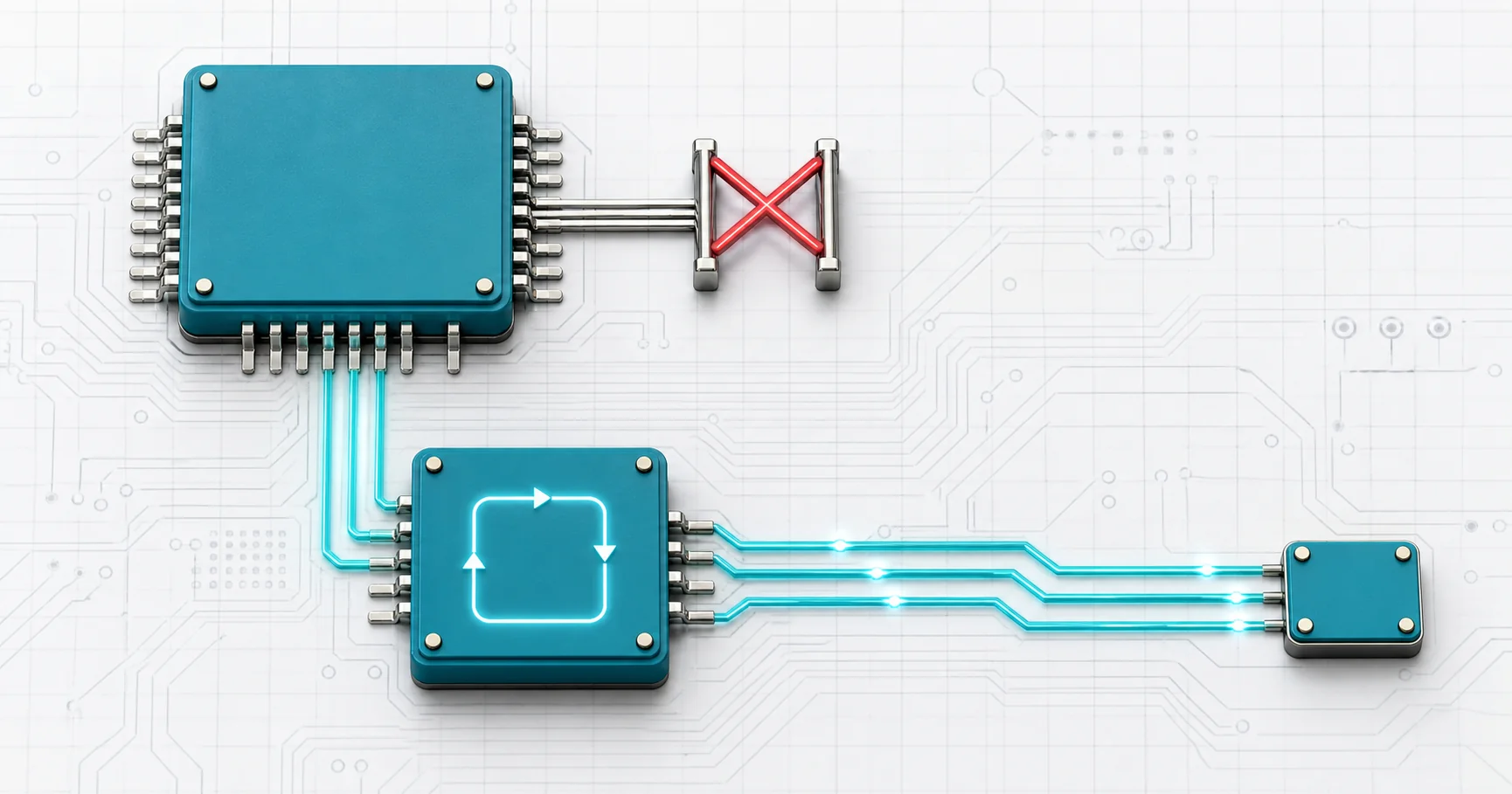DNS zone apex'inde CNAME kısıtını aşan flattening mekanizması PCB diyagramı
