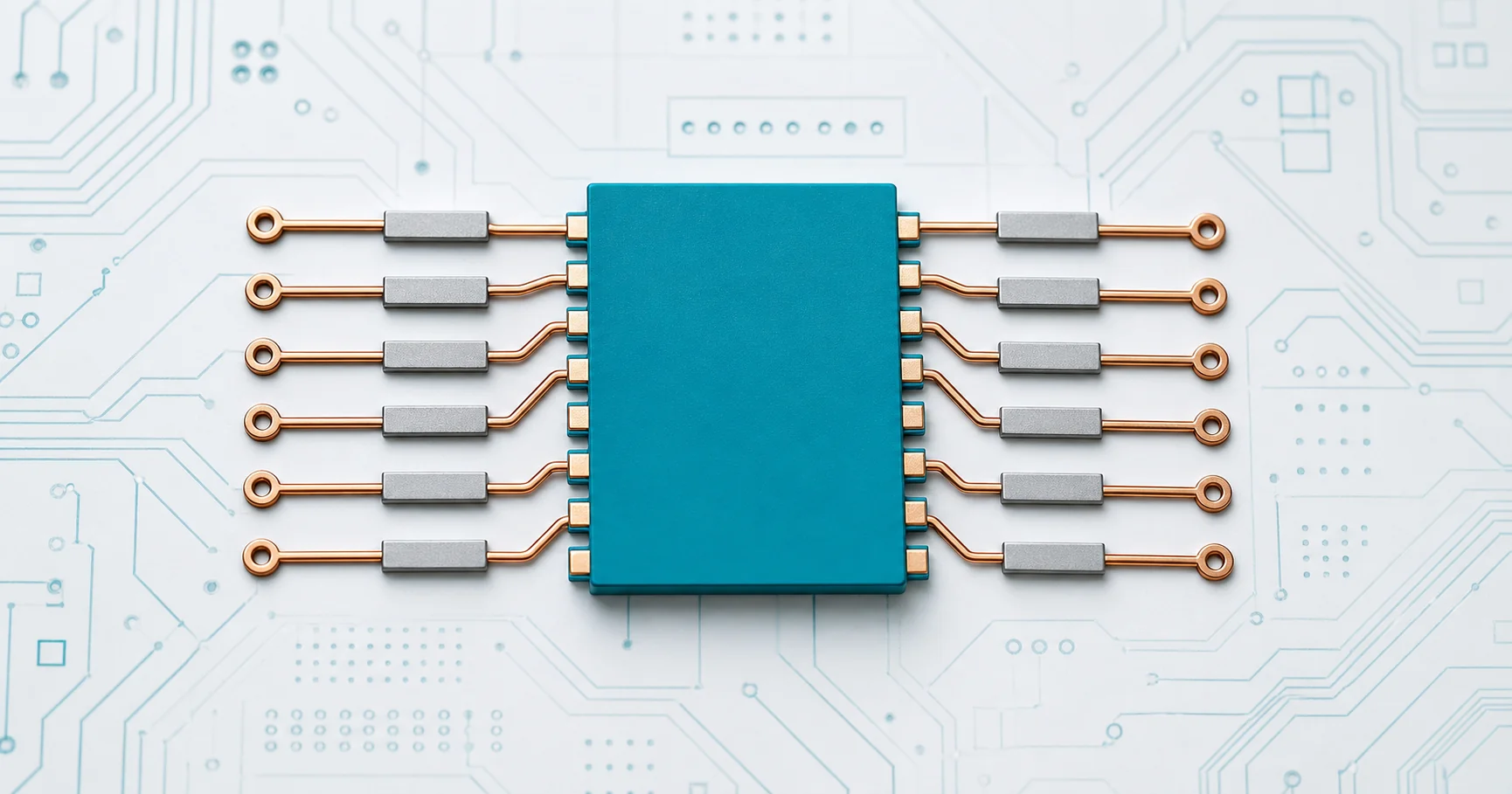 PCB devresi üzerinde kesilmiş trace'ler ve geri sayım çubuğuyla pending delete durumu